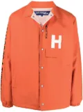 Junya Watanabe MAN logo-detail shirt jacket - Orange