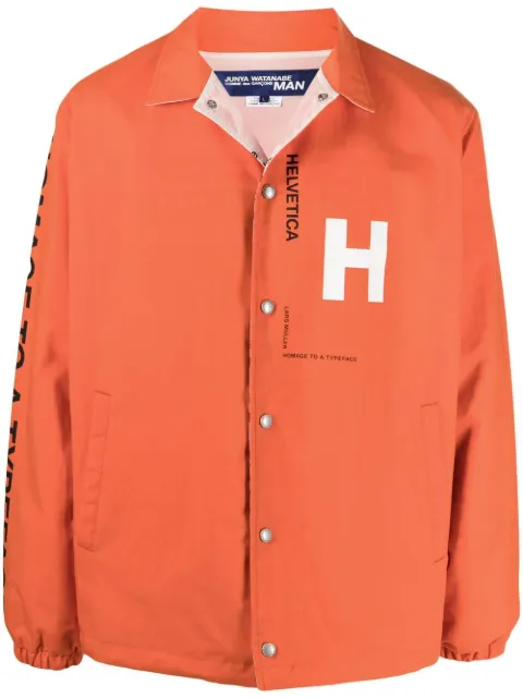 Junya Watanabe MAN logo-detail shirt jacket