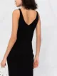 RED Valentino V-neck jersey midi dress
