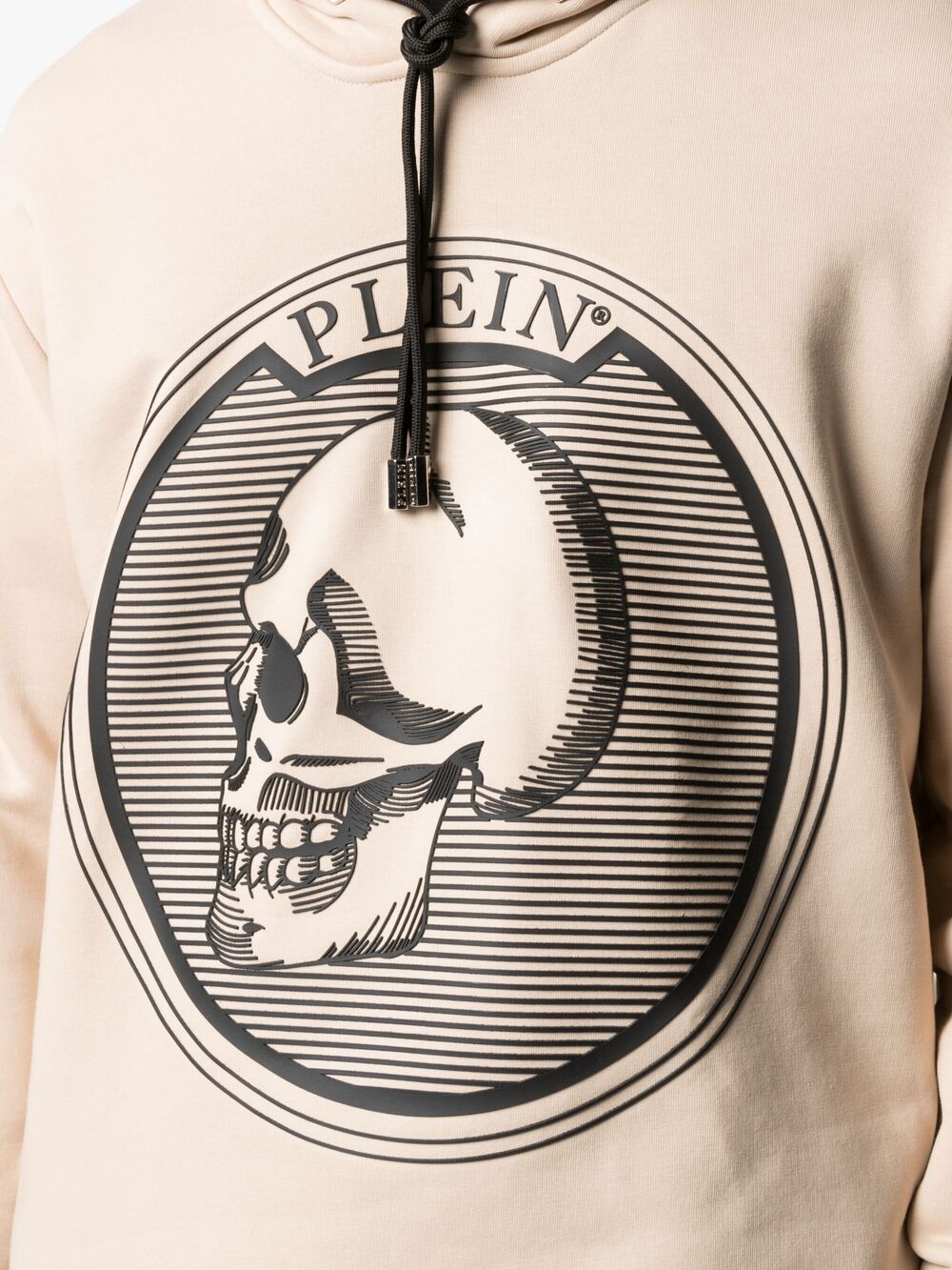 фото Philipp plein худи outline skull с графичным принтом