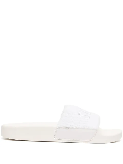 Senso Elly logo-embroidered slides