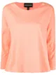 Image 1 of Emporio Armani boatneck knit top