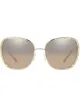 Image 1 of Michael Kors Amsterdam chain-trimmed sunglasses