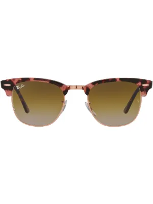 Ray-Ban スクエアフレーム サングラス | ブラウン | FARFETCH JP