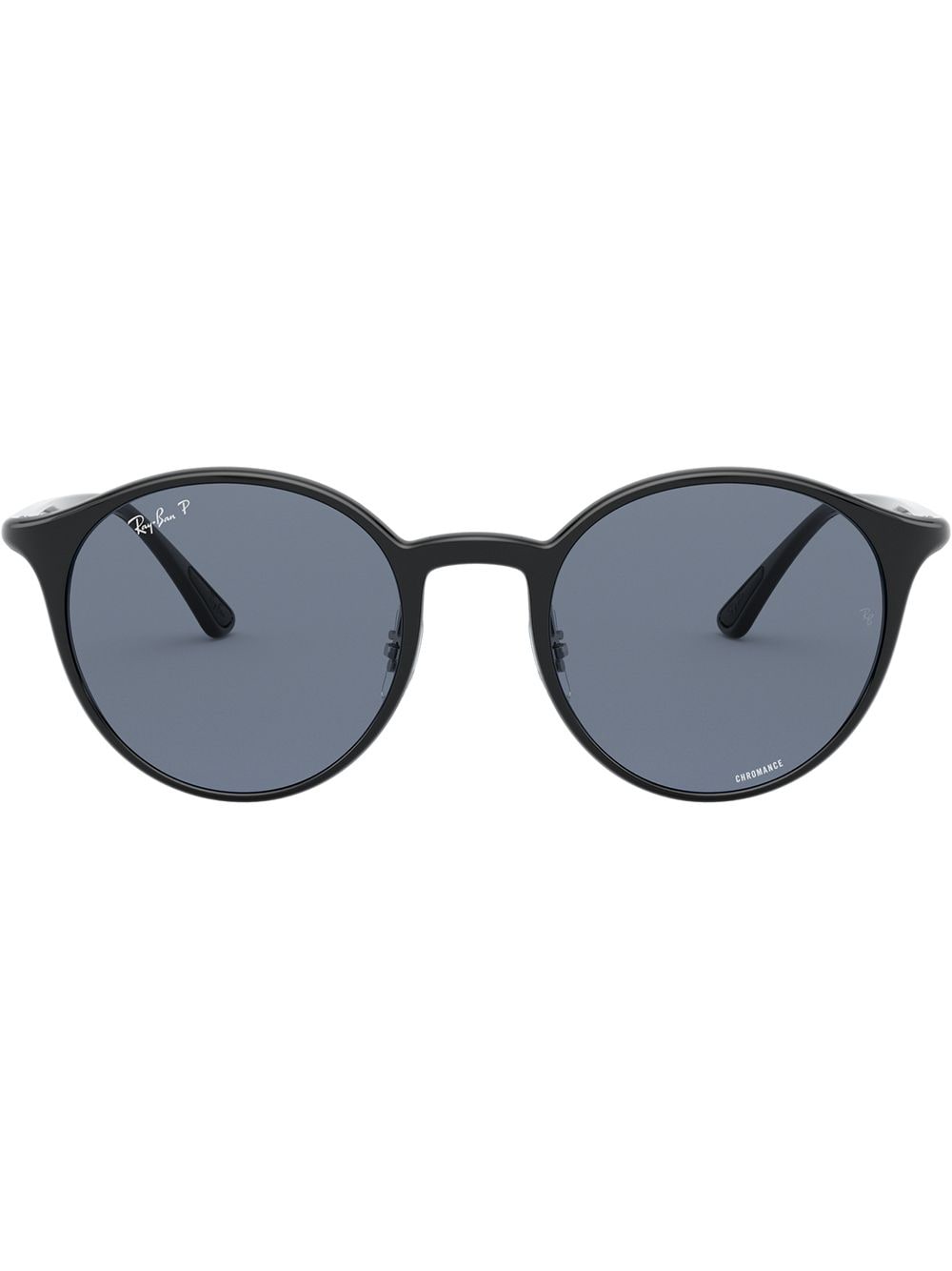 Ray Ban Round Frame Sunglasses In Blue
