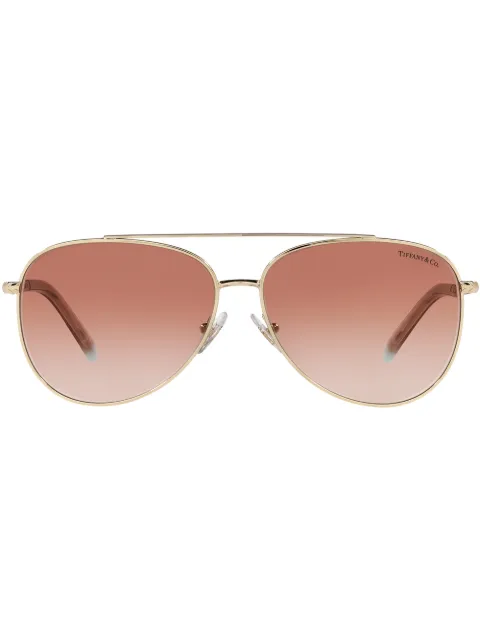 Tiffany & Co Eyewear - Wheat Leaf pilot sunglasses