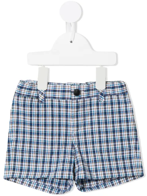 Bonpoint plaid check stretch-cotton shorts