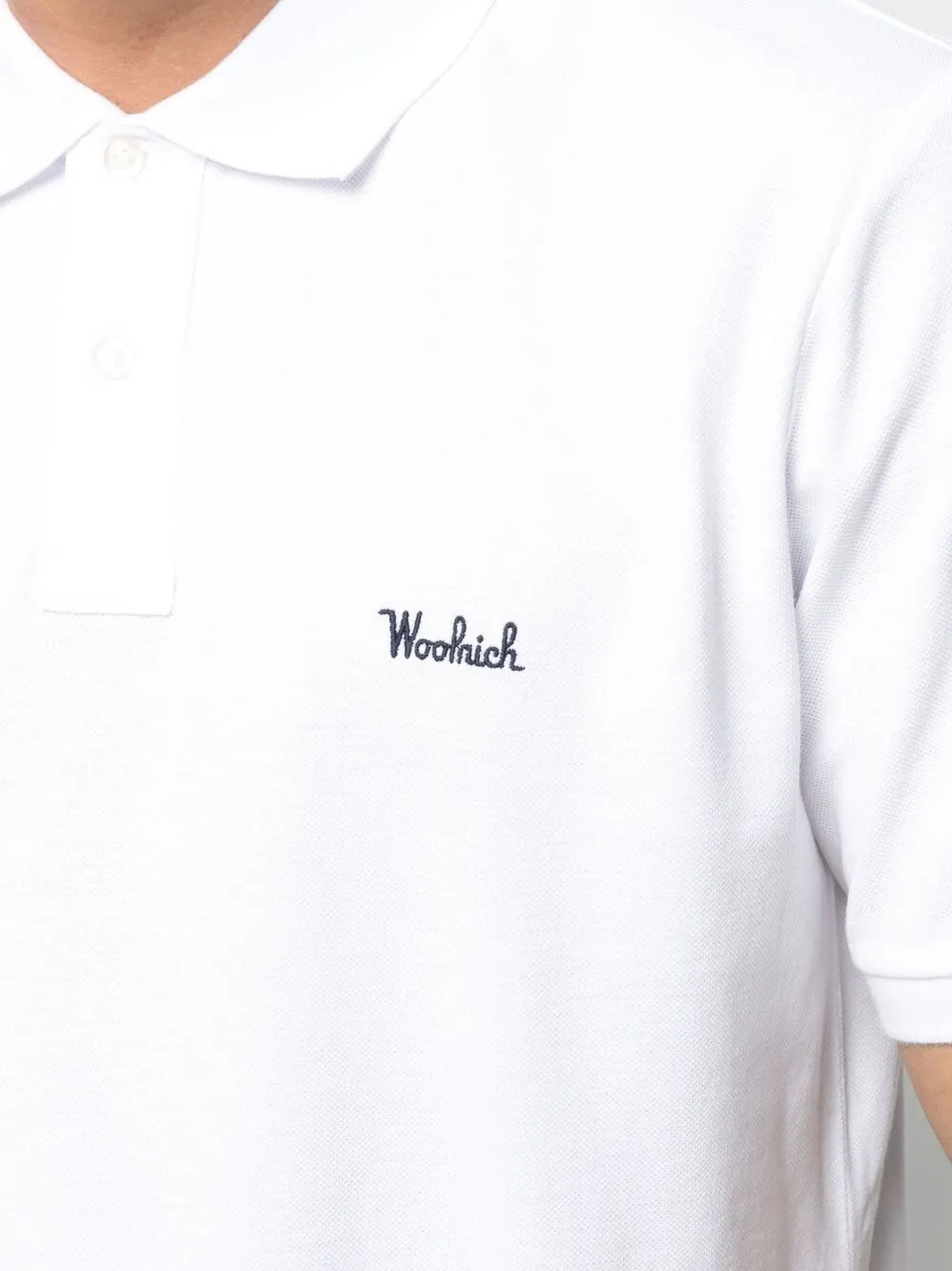 фото Woolrich рубашка поло с логотипом