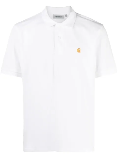 Carhartt WIP embroidered-logo cotton polo shirt 