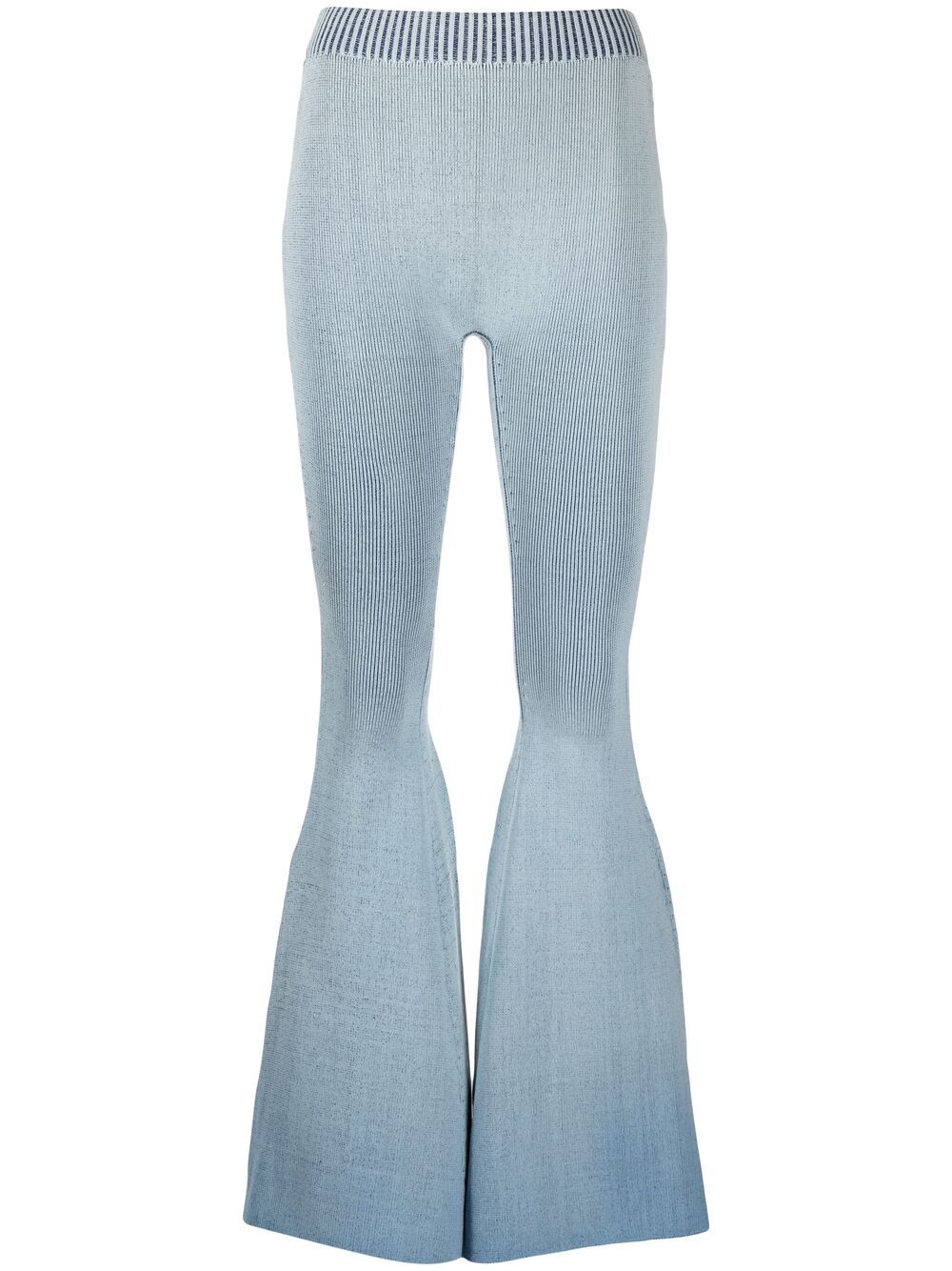 Isa Boulder Tent Knitted Trousers In Blue