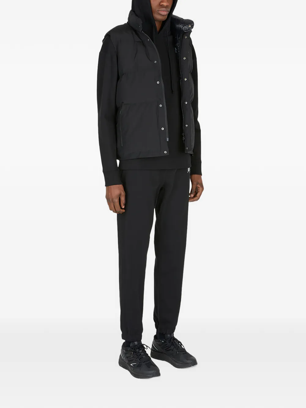 More Joy Calça jogger com logo bordado | Calça esportiva | Image 2