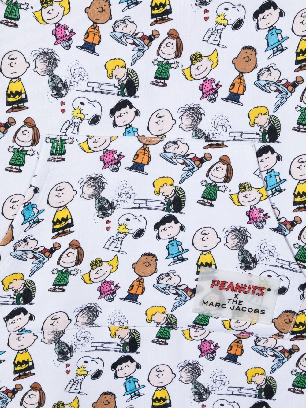 фото The marc jacobs kids платье-футболка peanuts с короткими рукавами