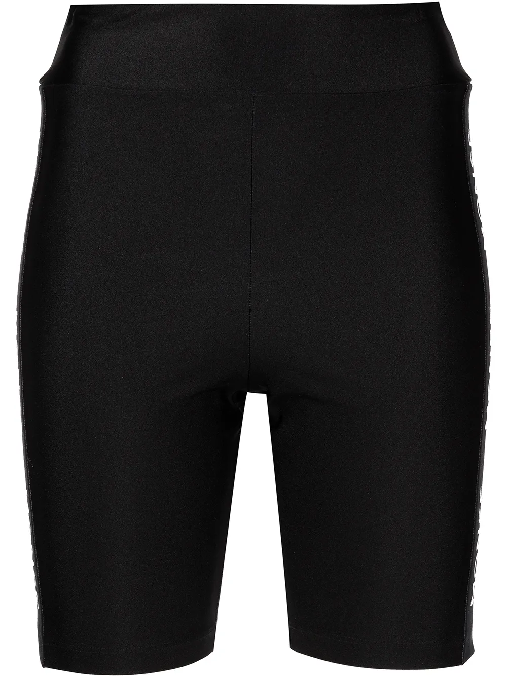 

Monse shorts de ciclismo con franjas del logo - Negro