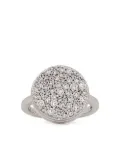 ALINKA 18kt white gold diamond Black Caviar ring - Silver