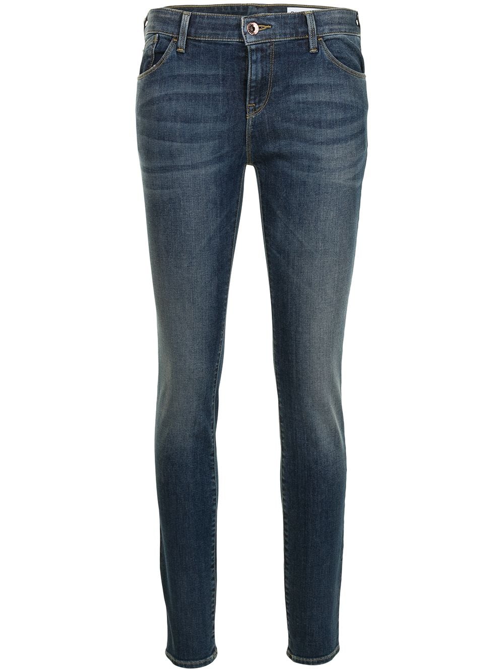 Emporio Armani Slim-cut Jeans In Blue