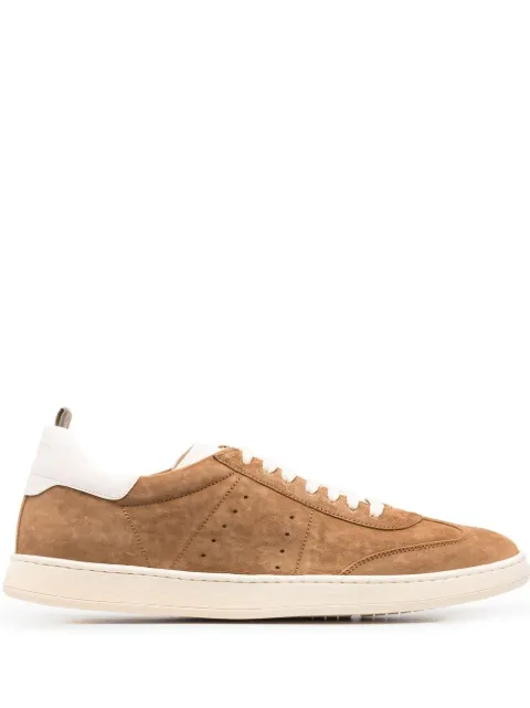 Officine Creative tenis bajos de gamuza