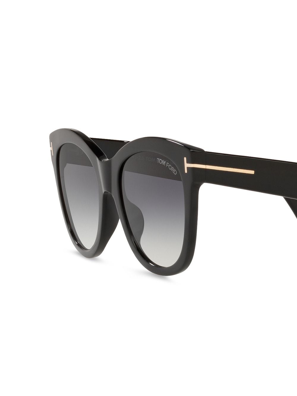 Shop Tom Ford Square Tinted Sunglasses In Schwarz