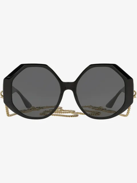 Versace Eyewear geometric-frame sunglasses