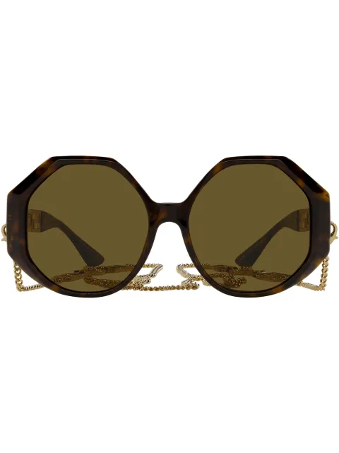 Versace Eyewear geometric-frame sunglasses