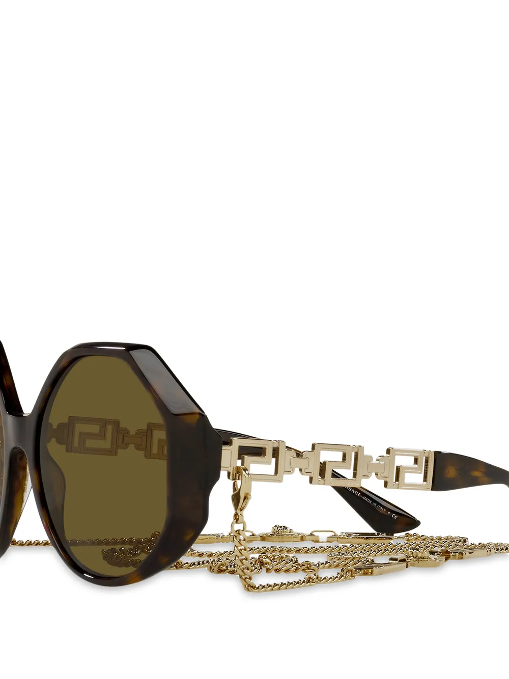 Versace Eyewear Geometric Frame Sunglasses Farfetch 