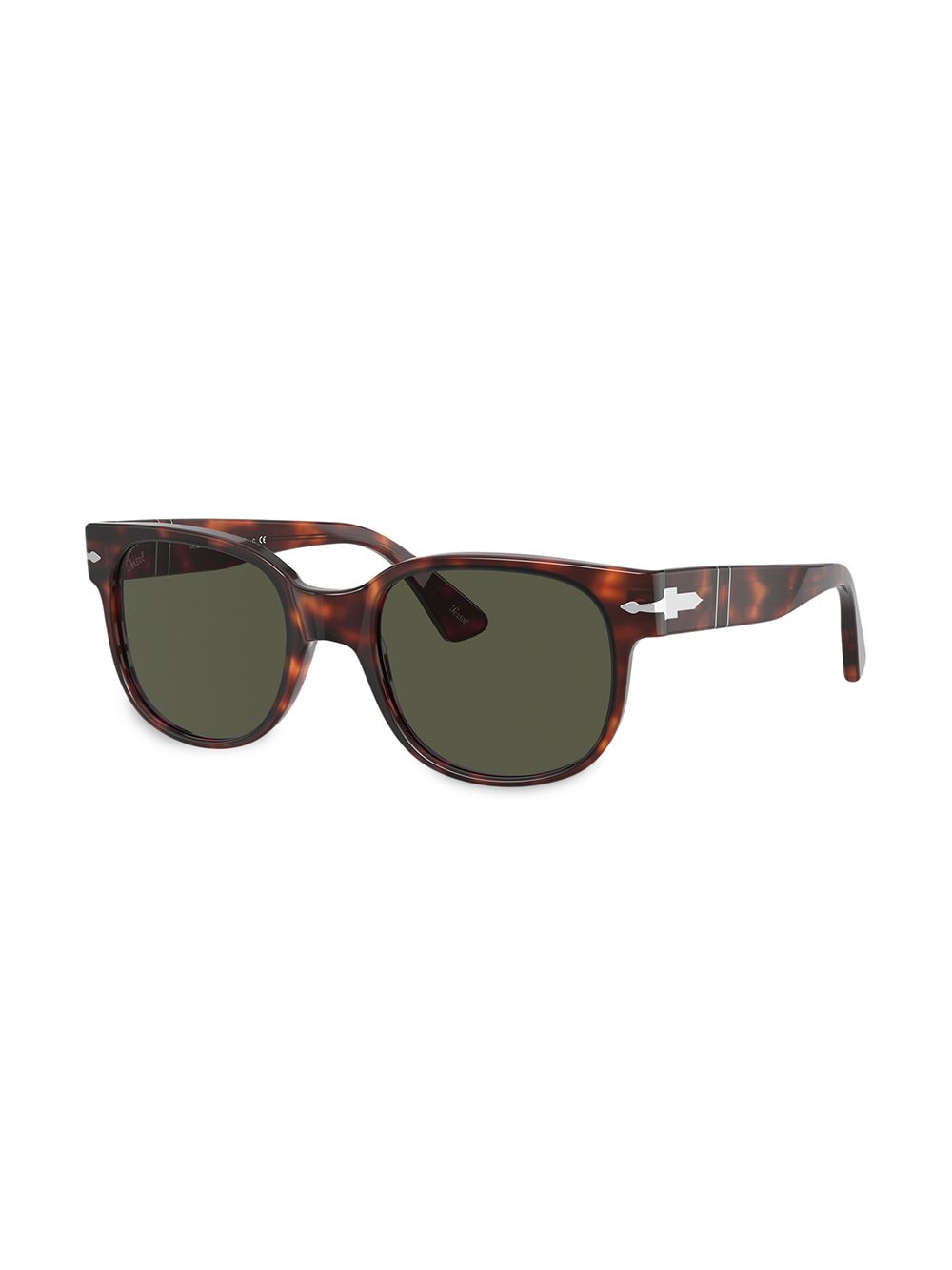 Persol Zonnebril met vierkant montuur - Bruin