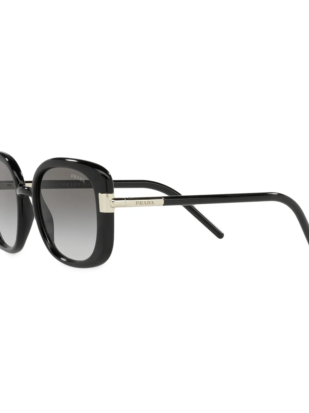 Prada Pr04ws Square-frame Sunglasses In Black
