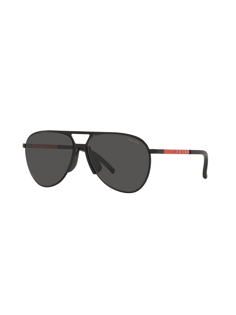 Shop Prada Pilot-frame Sunglasses In Black