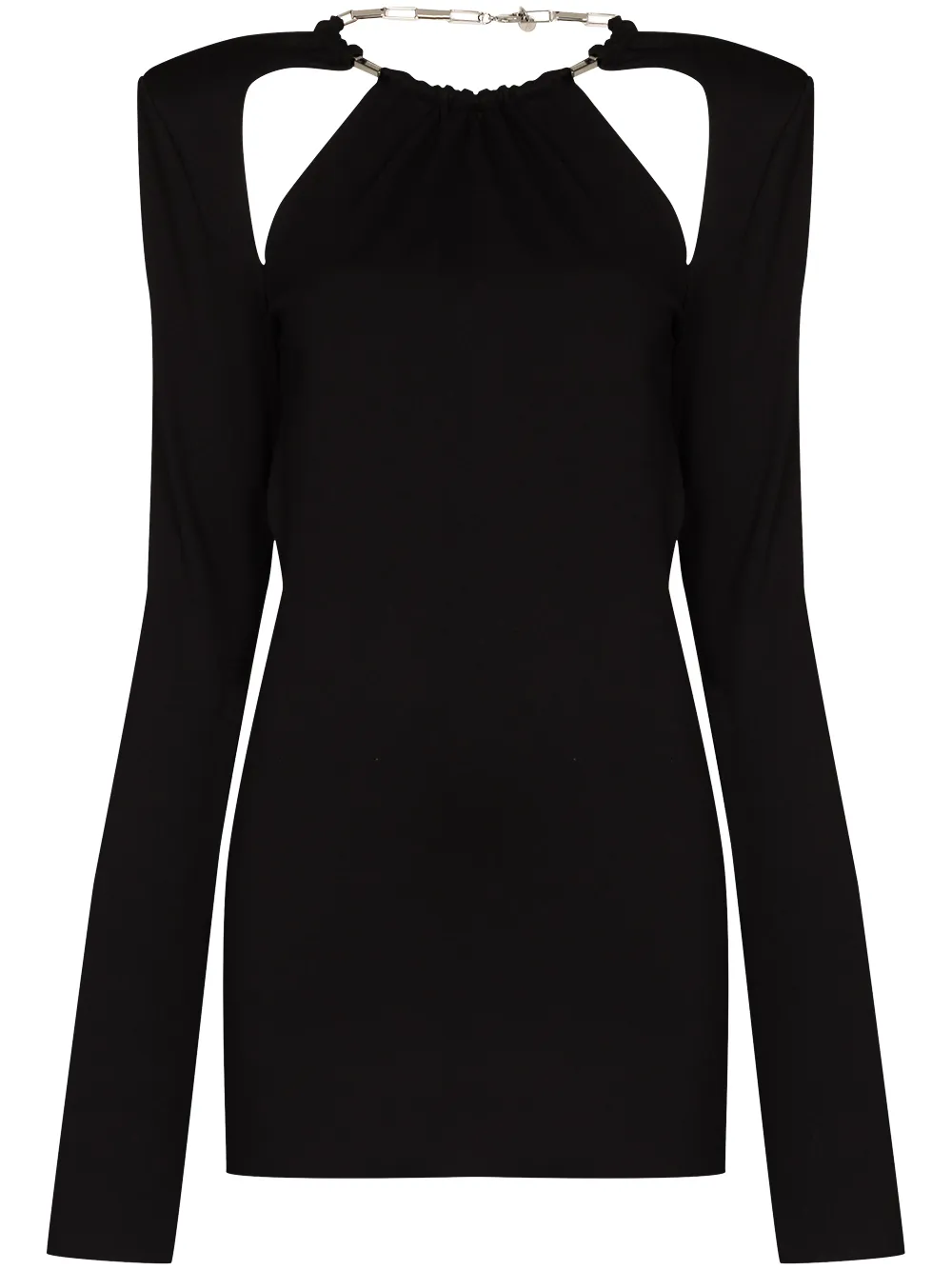 Image 1 of The Attico Elena open back minidress