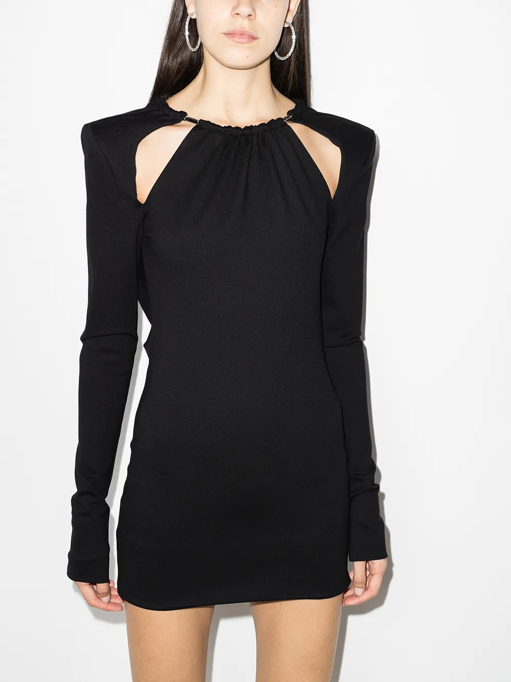 Image 2 of The Attico Elena open back minidress