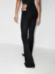 AREA crystal-embellished cut-out trousers