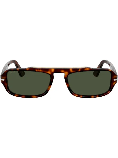 Persol tortoiseshell rectangular-frame sunglasses