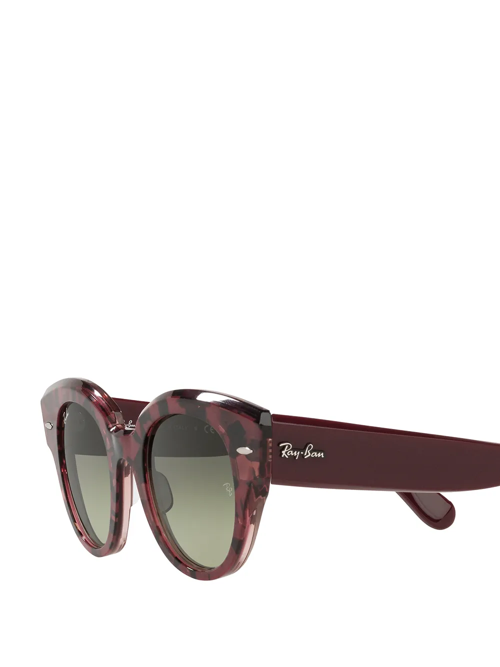 фото Ray-ban солнцезащитные очки roundabout в оправе 'кошачий глаз'