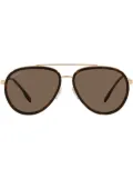 Burberry Eyewear Oliver pilot sunglasses - Gold