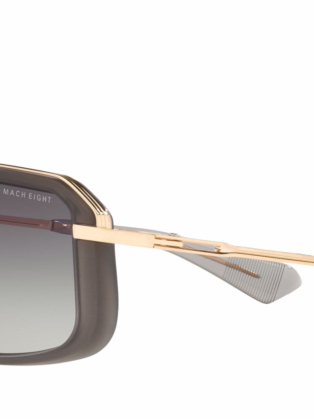 Shop Dita Eyewear Mach-eight Sunglasses In Grau