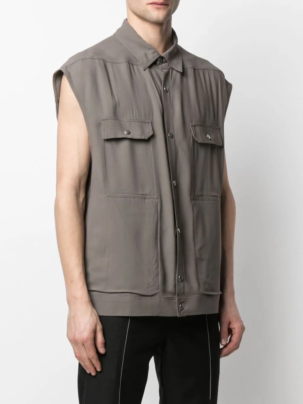 фото Rick owens рубашка без рукавов