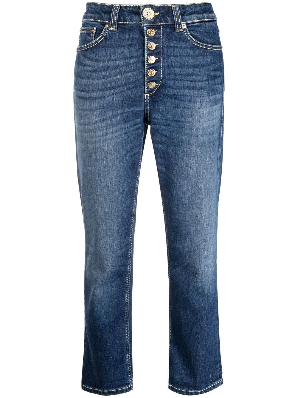 фото Dondup укороченные джинсы средней посадки