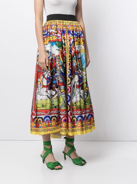 dolce and gabbana maxi skirt