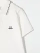 C.P. Company Kids chest logo-patch polo shirt