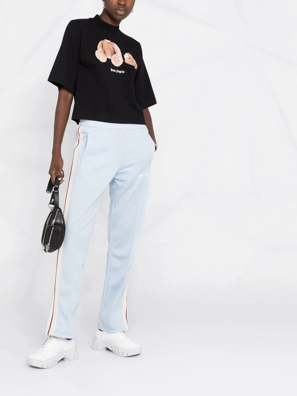 Palm Angels Trainingsbroek met zijstreep Blauw