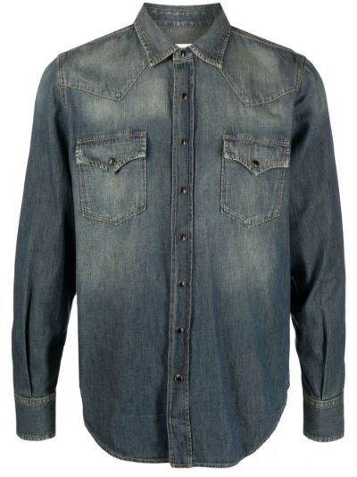 western denim shirt | Saint Laurent | Eraldo.com