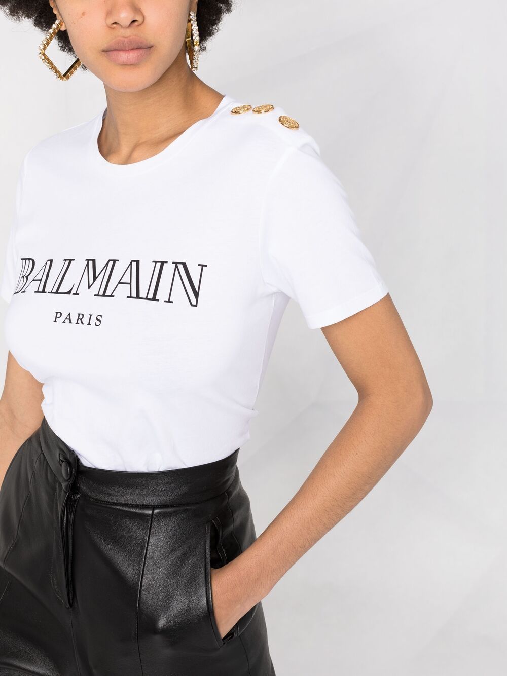 фото Balmain футболка с логотипом