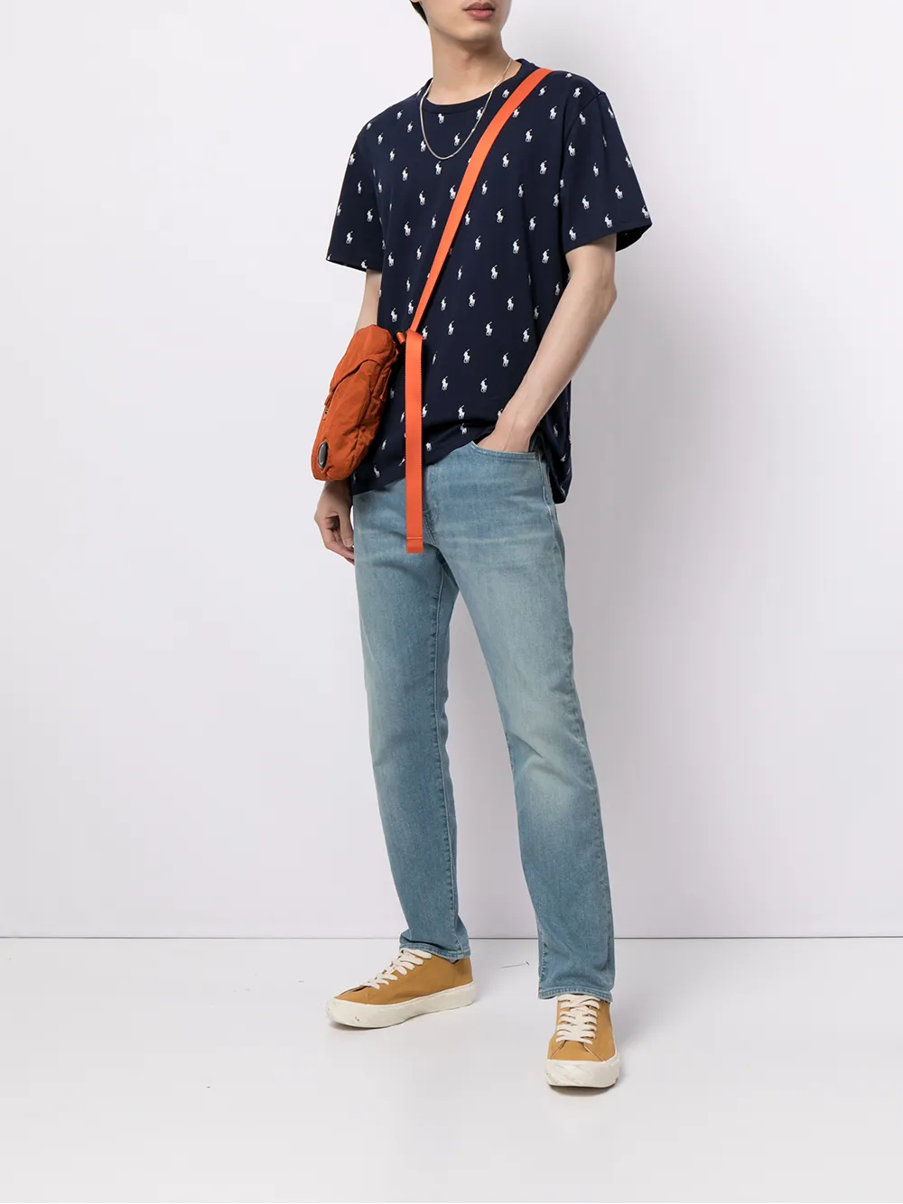 фото Polo ralph lauren футболка с монограммой