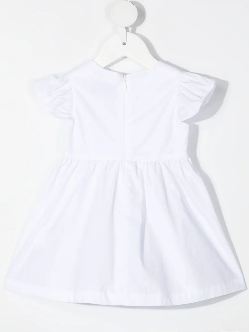 фото Moschino kids платье с оборками и логотипом