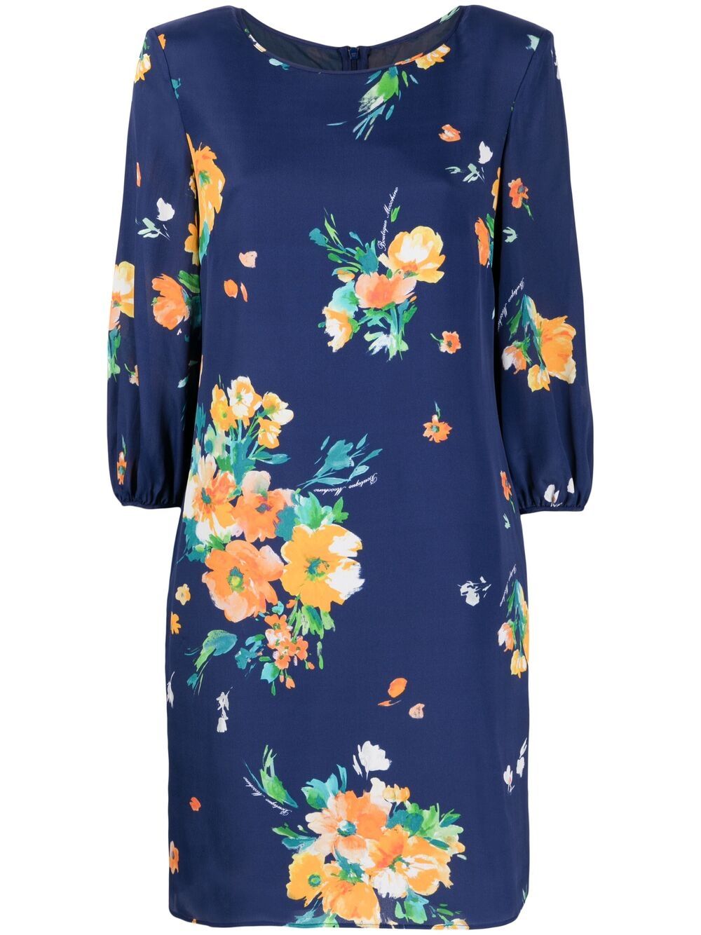 BOUTIQUE MOSCHINO FLORAL PRINT SHIFT DRESS