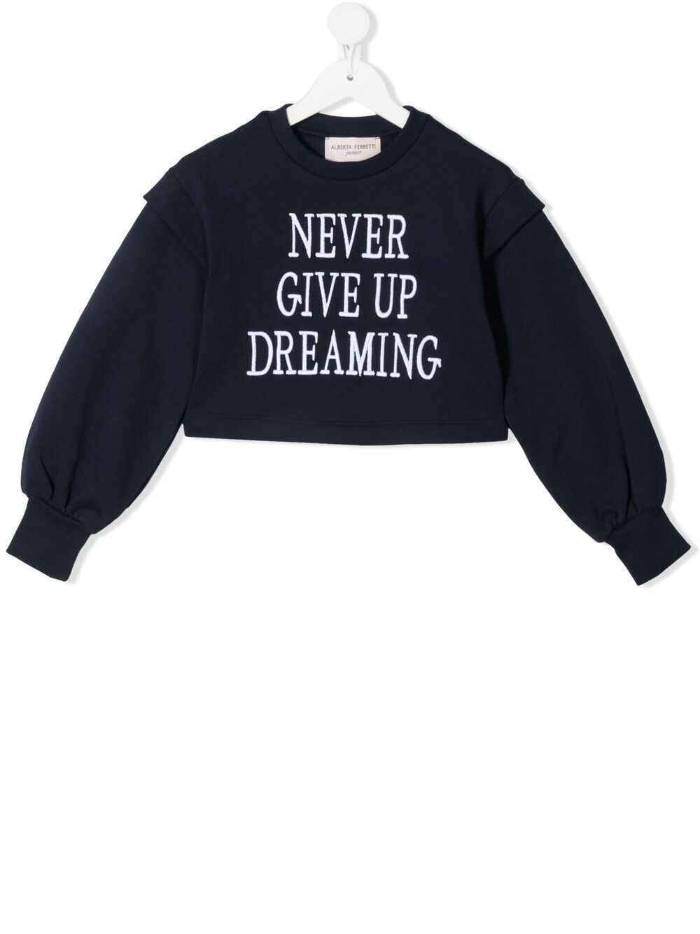 фото Alberta ferretti kids толстовка never give up dreaming