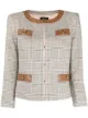 Image 1 of LIU JO check print tailored jacket