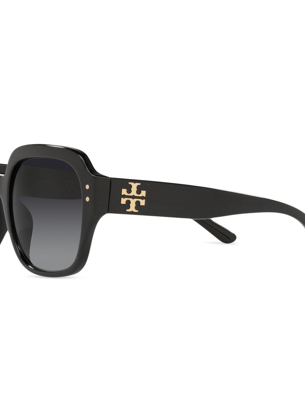 Shop Tory Burch Oversized-frame Sunglasses In Black