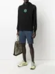 Image 2 of Stone Island embroidered-logo cotton hoodie