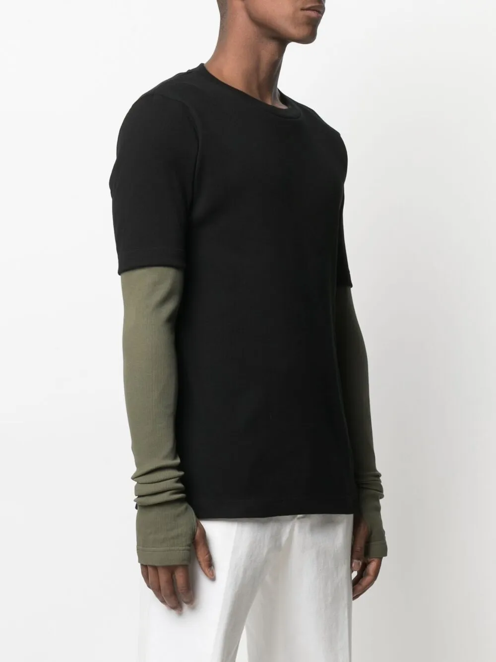 фото Jil sander многослойная футболка с длинными рукавами