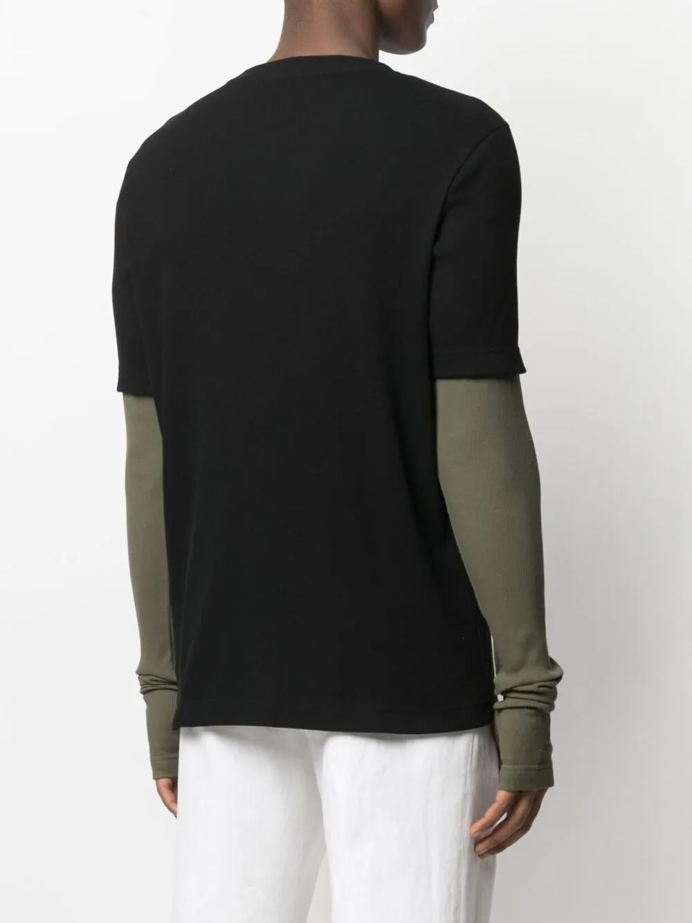 фото Jil sander многослойная футболка с длинными рукавами